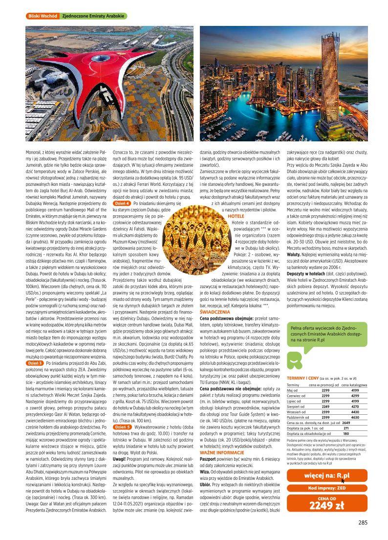 Gazetka promocyjna Rainbow Tours str. 285