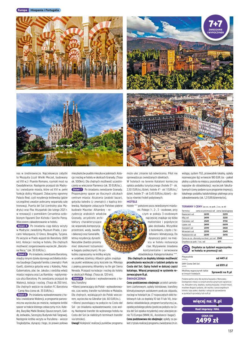 Gazetka promocyjna Rainbow Tours str. 137