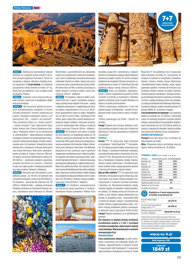 Gazetka promocyjna Rainbow Tours str. 315