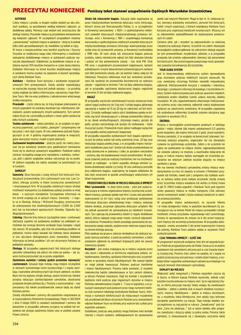 Gazetka promocyjna Rainbow Tours str. 334