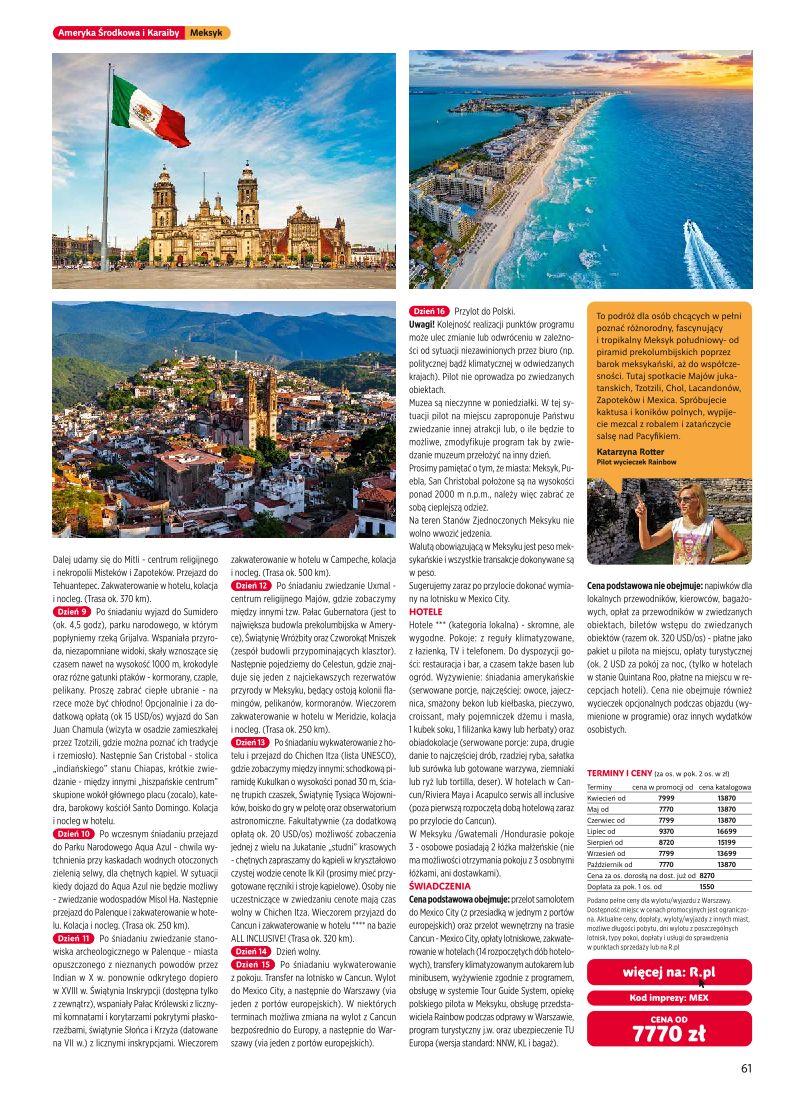 Gazetka promocyjna Rainbow Tours str. 61