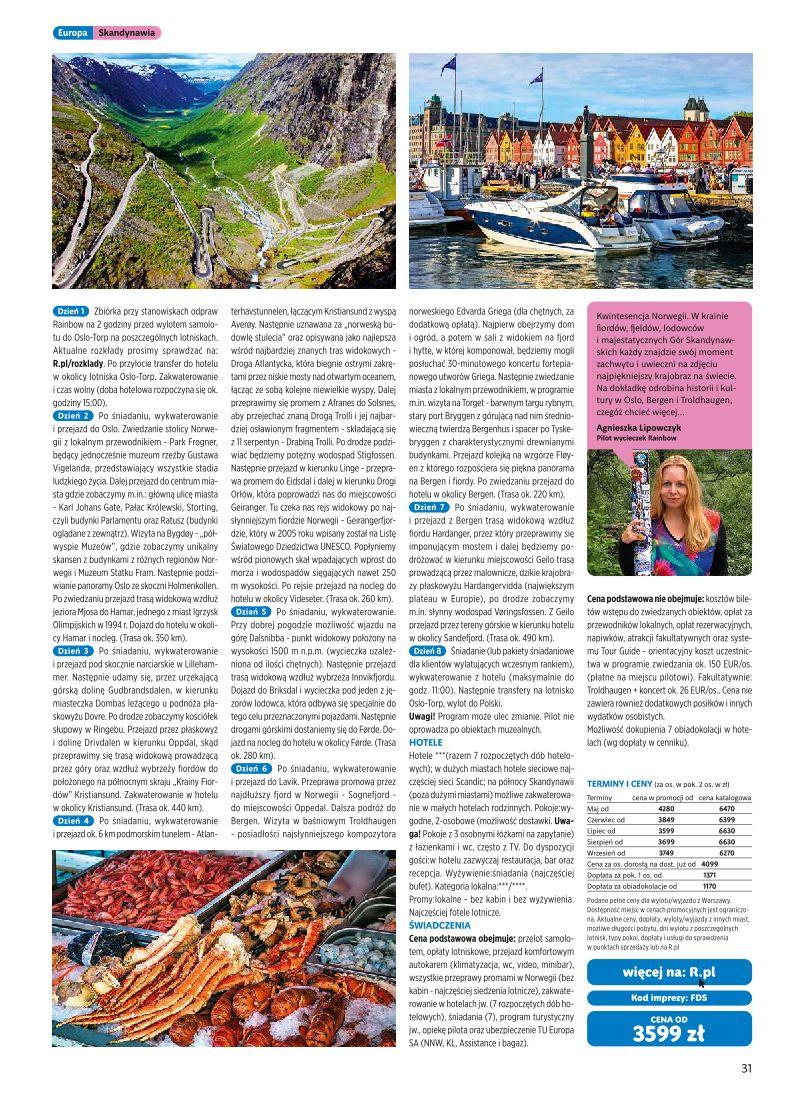 Gazetka promocyjna Rainbow Tours str. 31
