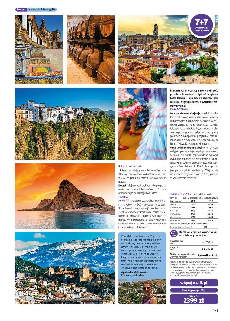 Gazetka promocyjna Rainbow Tours str. 141