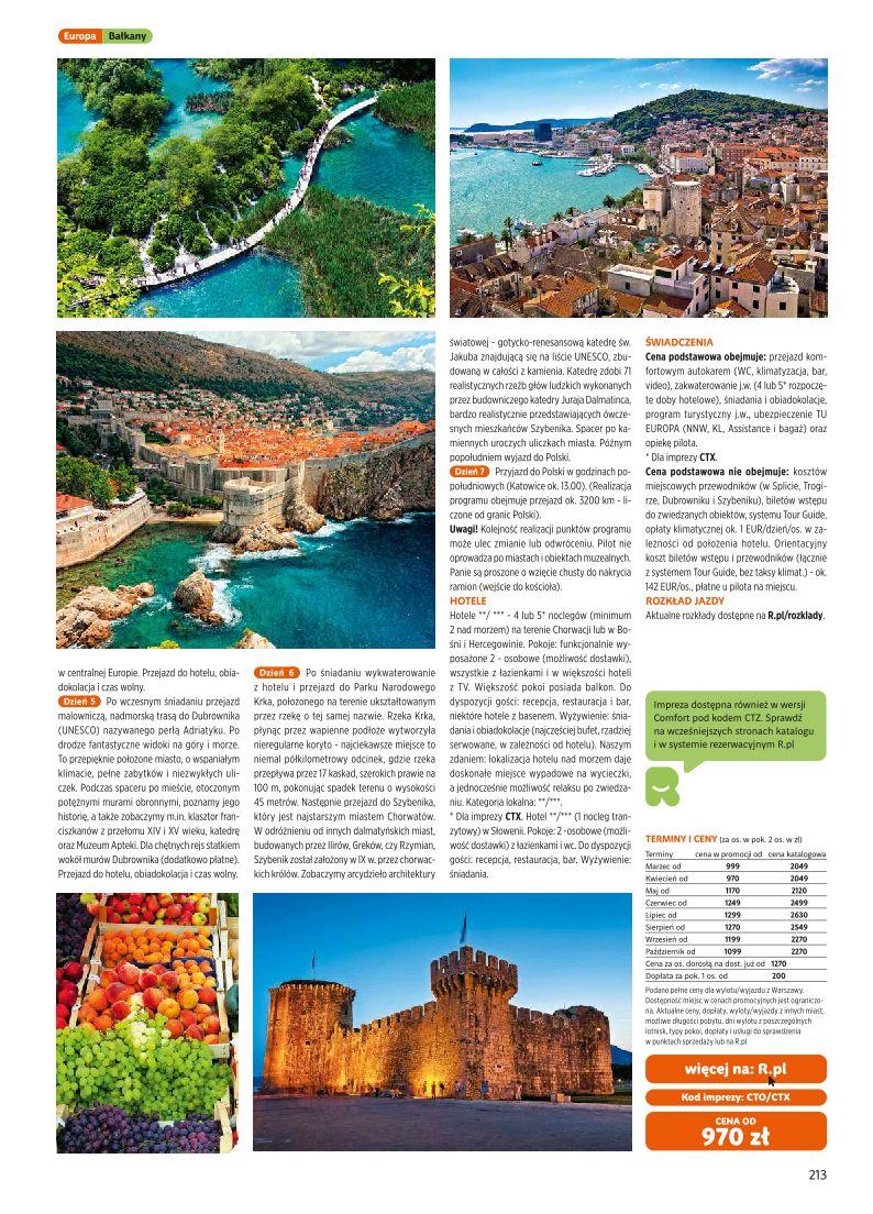 Gazetka promocyjna Rainbow Tours str. 213