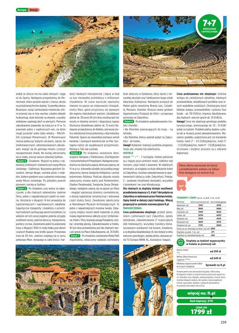 Gazetka promocyjna Rainbow Tours str. 239