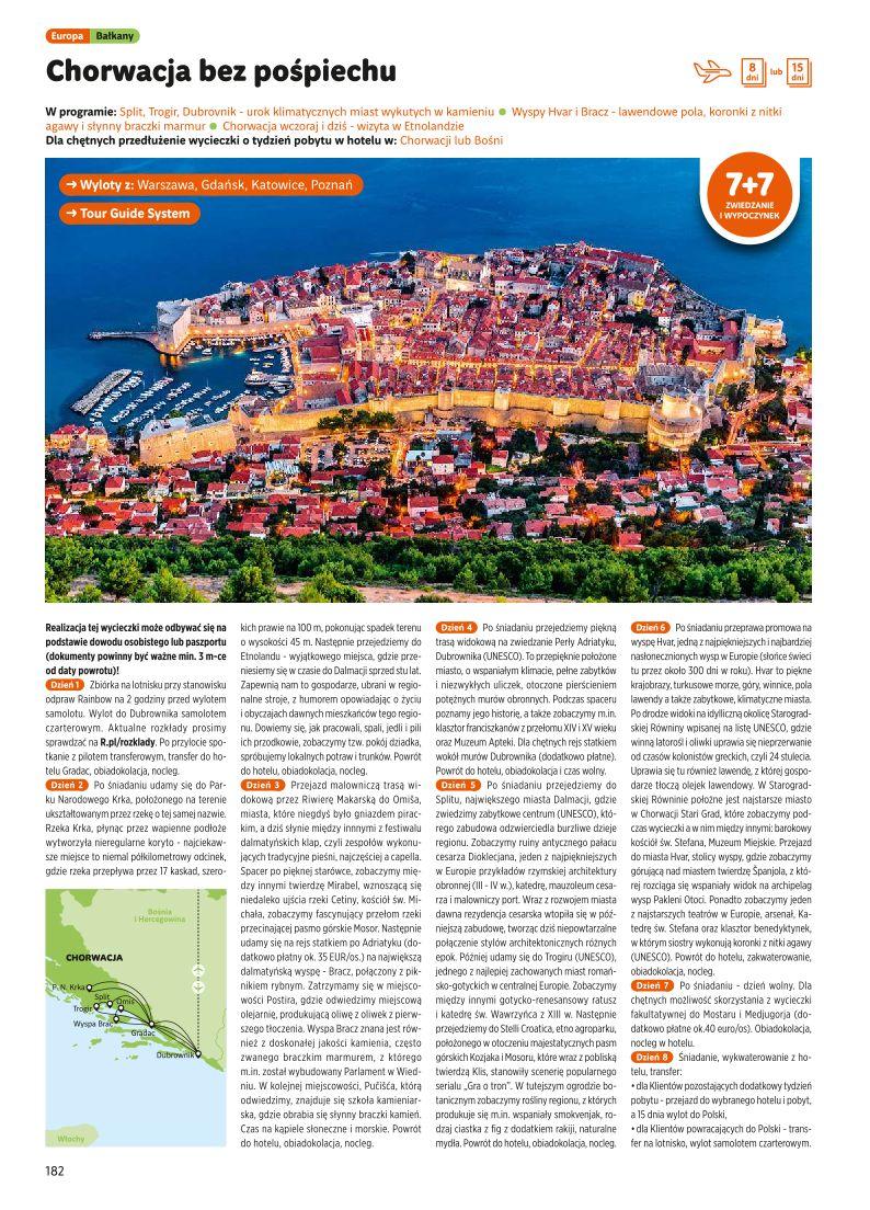 Gazetka promocyjna Rainbow Tours str. 182