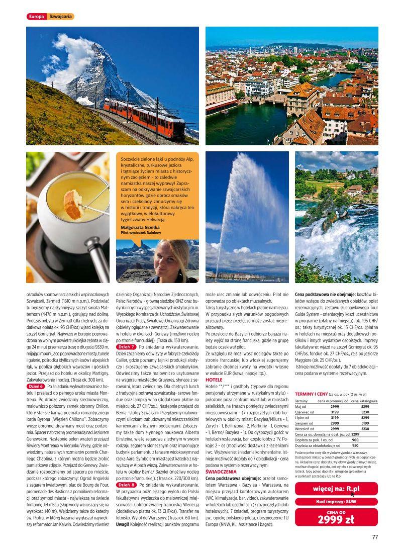 Gazetka promocyjna Rainbow Tours str. 77