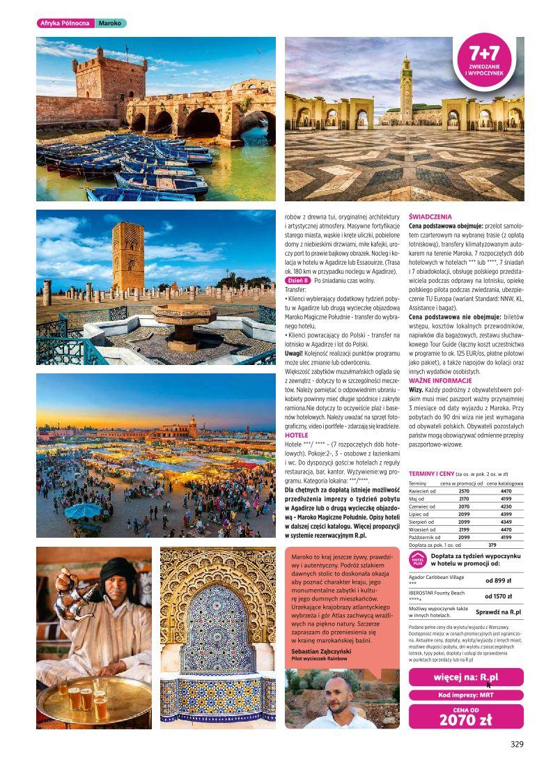 Gazetka promocyjna Rainbow Tours str. 329