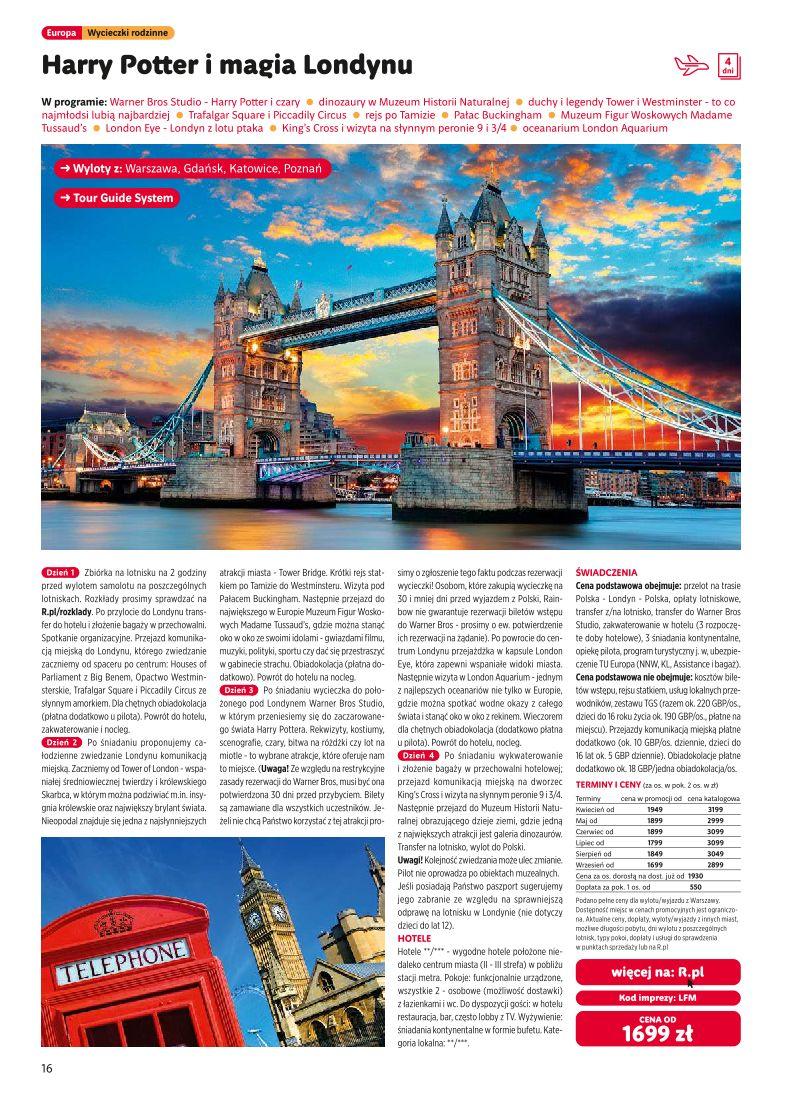 Gazetka promocyjna Rainbow Tours str. 16