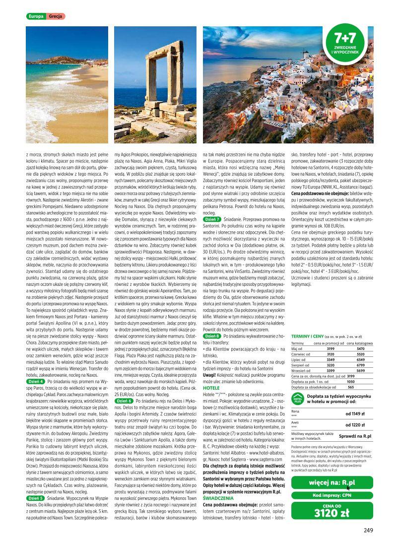 Gazetka promocyjna Rainbow Tours str. 249