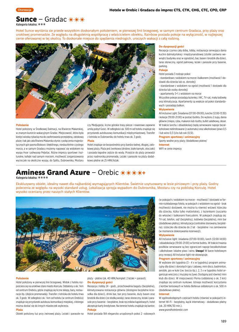 Gazetka promocyjna Rainbow Tours str. 189