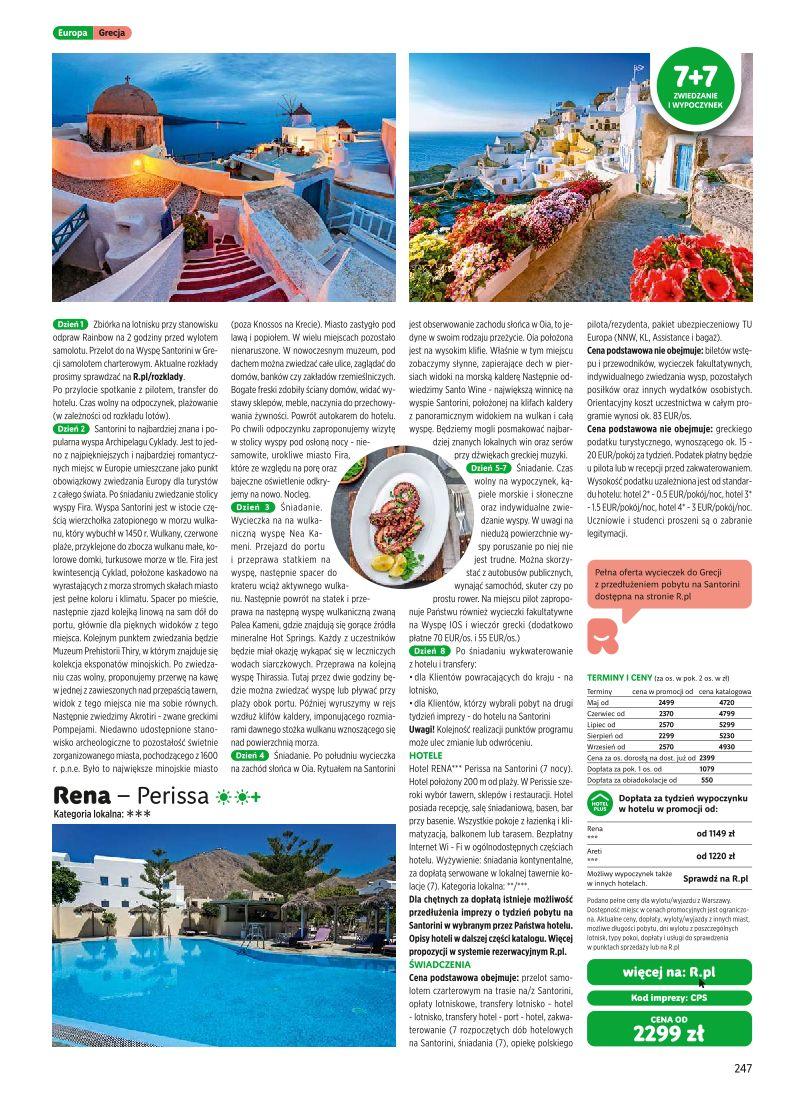 Gazetka promocyjna Rainbow Tours str. 247