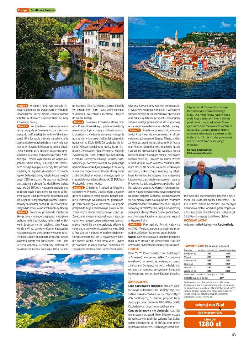 Gazetka promocyjna Rainbow Tours str. 63