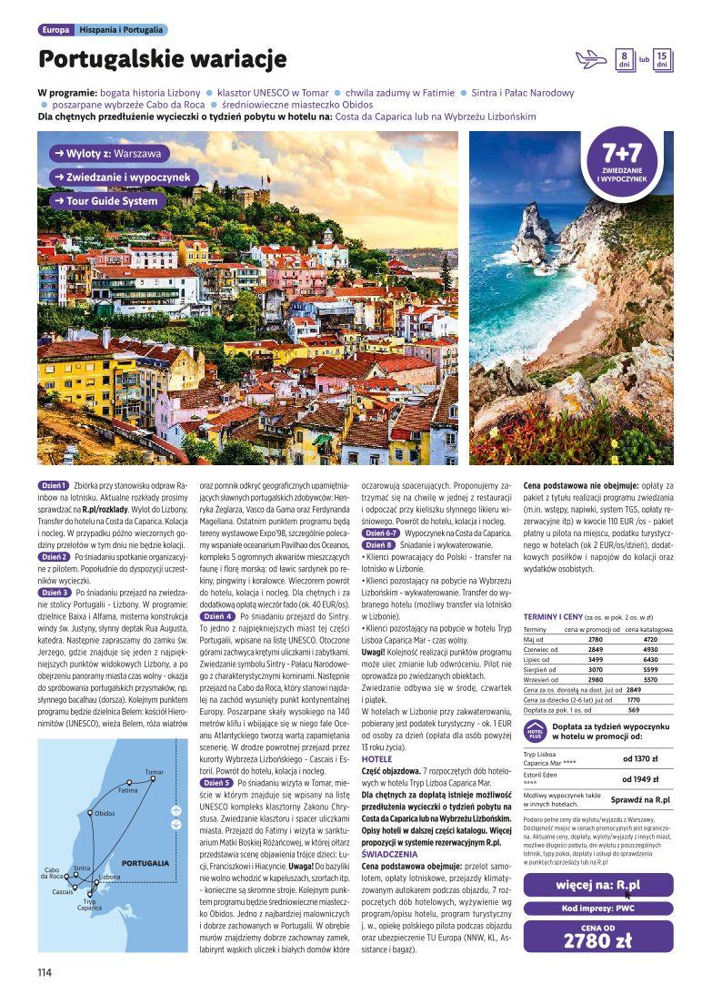 Gazetka promocyjna Rainbow Tours str. 114