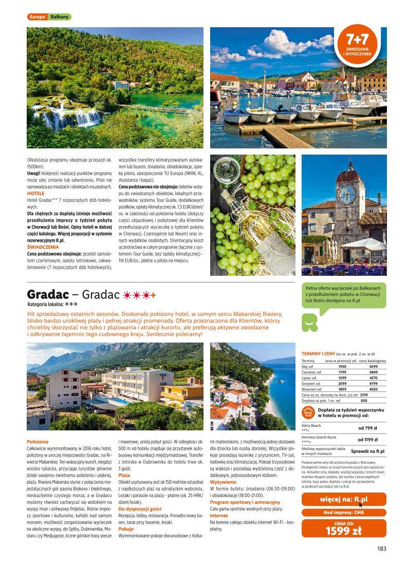 Gazetka promocyjna Rainbow Tours str. 183
