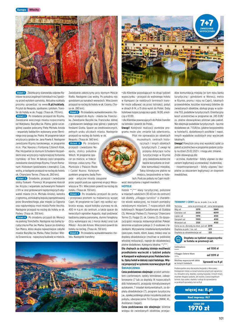 Gazetka promocyjna Rainbow Tours str. 101