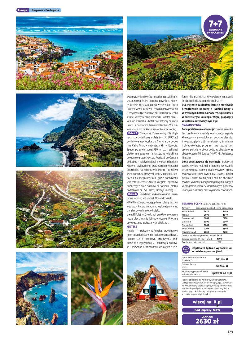 Gazetka promocyjna Rainbow Tours str. 129