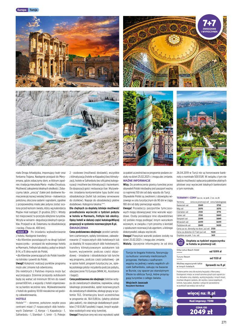 Gazetka promocyjna Rainbow Tours str. 271