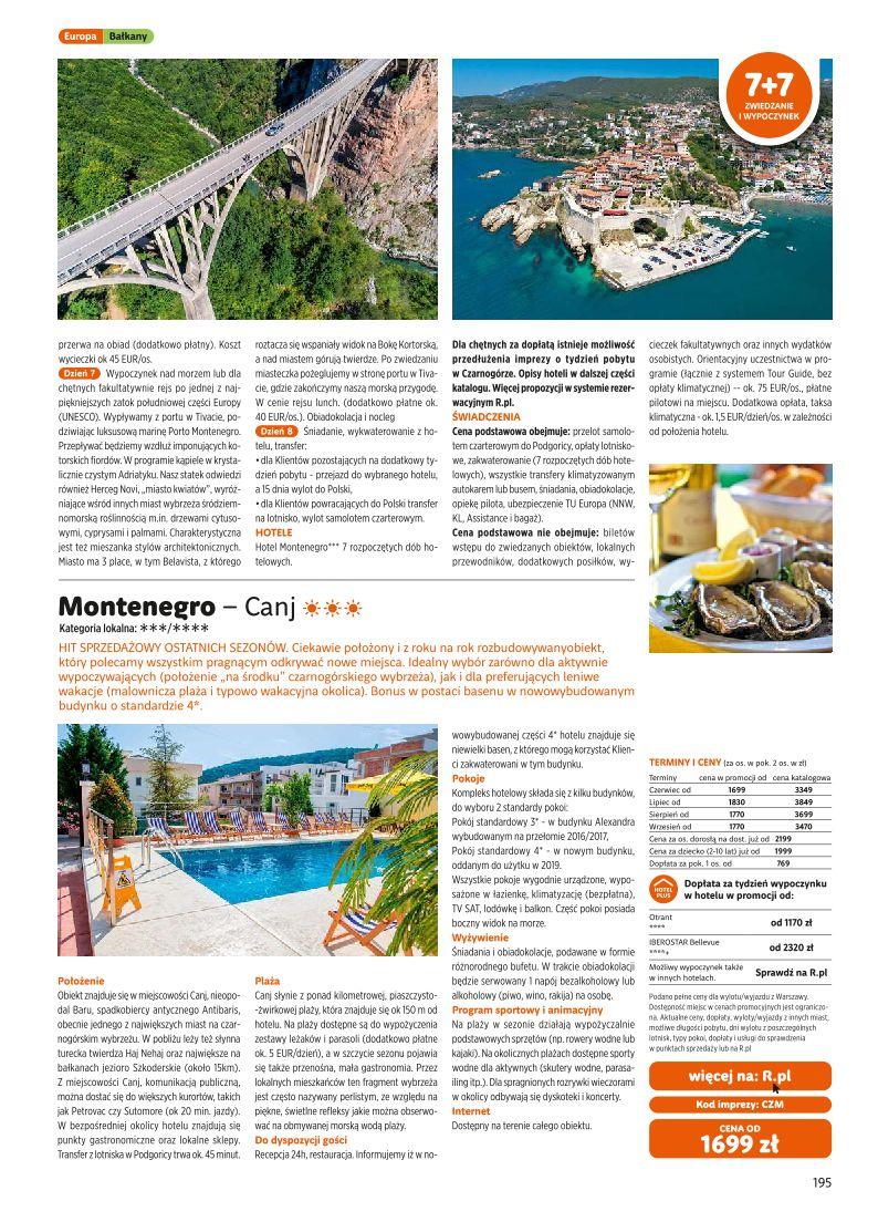 Gazetka promocyjna Rainbow Tours str. 195