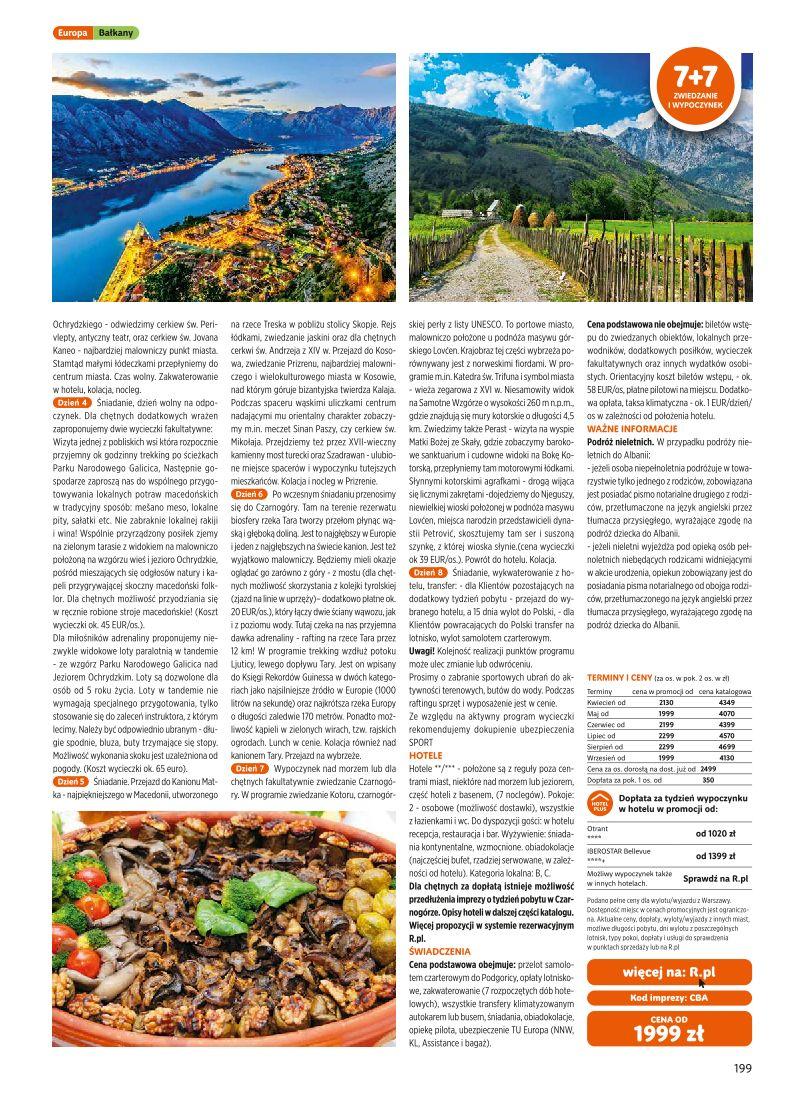 Gazetka promocyjna Rainbow Tours str. 199