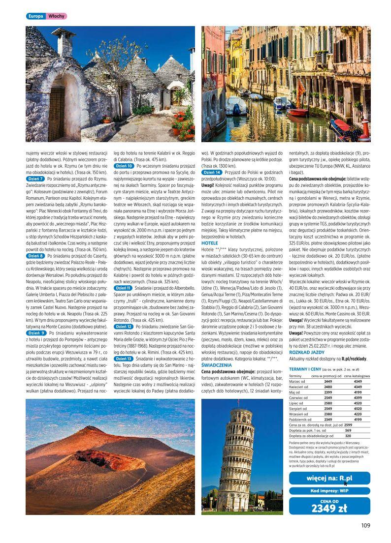 Gazetka promocyjna Rainbow Tours str. 109