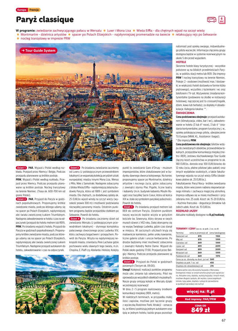 Gazetka promocyjna Rainbow Tours str. 67