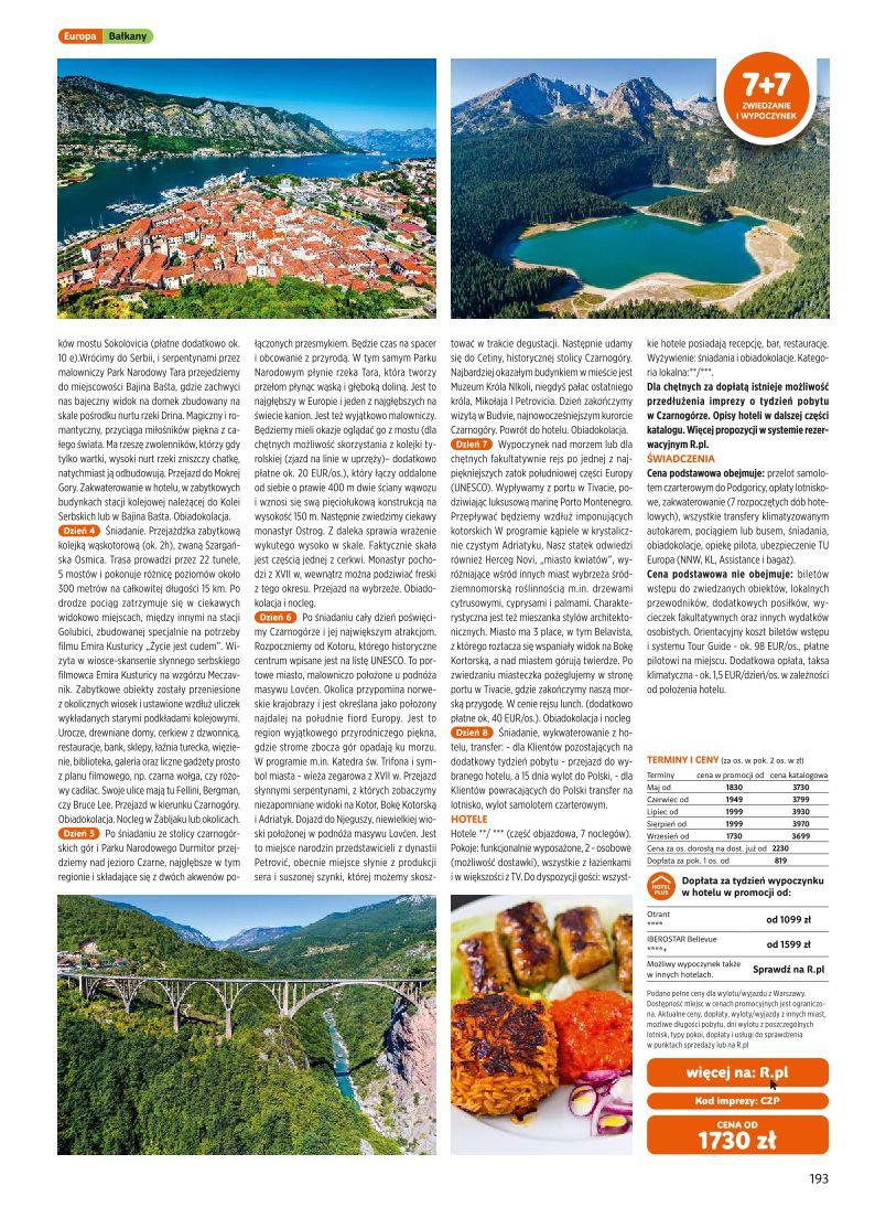 Gazetka promocyjna Rainbow Tours str. 193