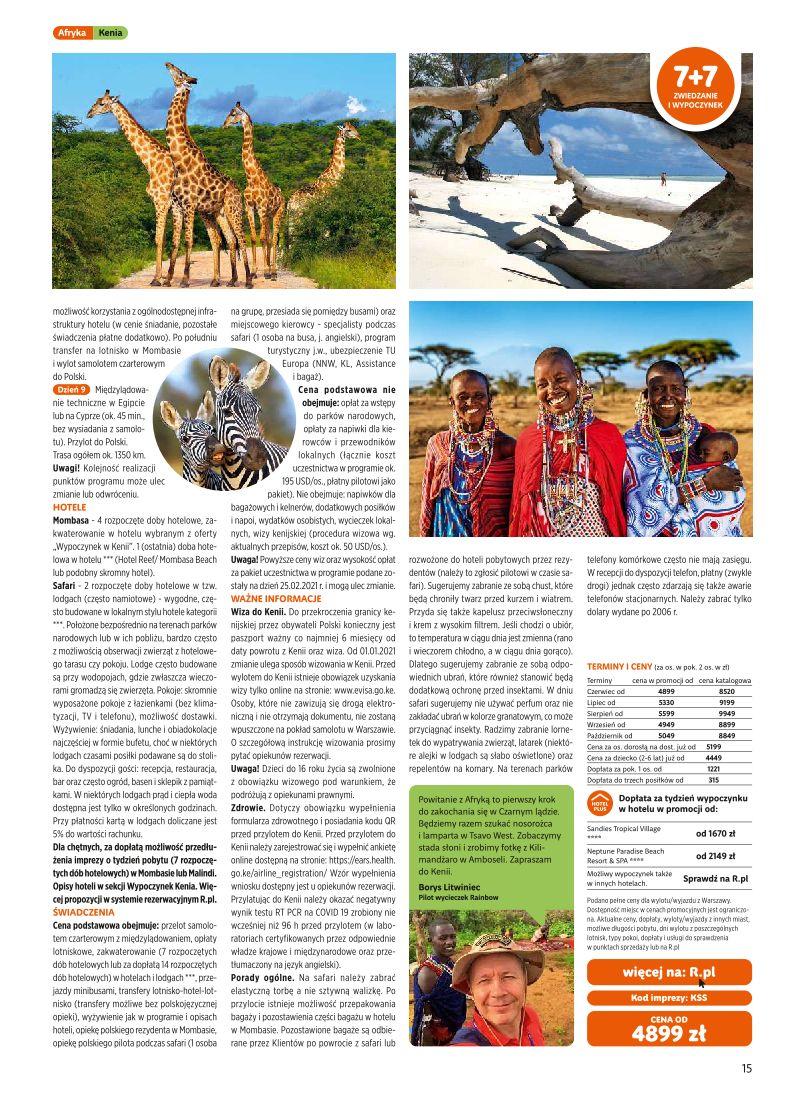Gazetka promocyjna Rainbow Tours str. 15