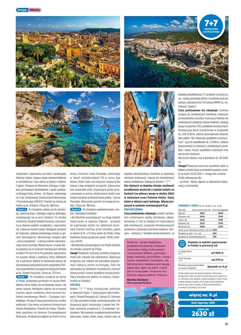 Gazetka promocyjna Rainbow Tours str. 91