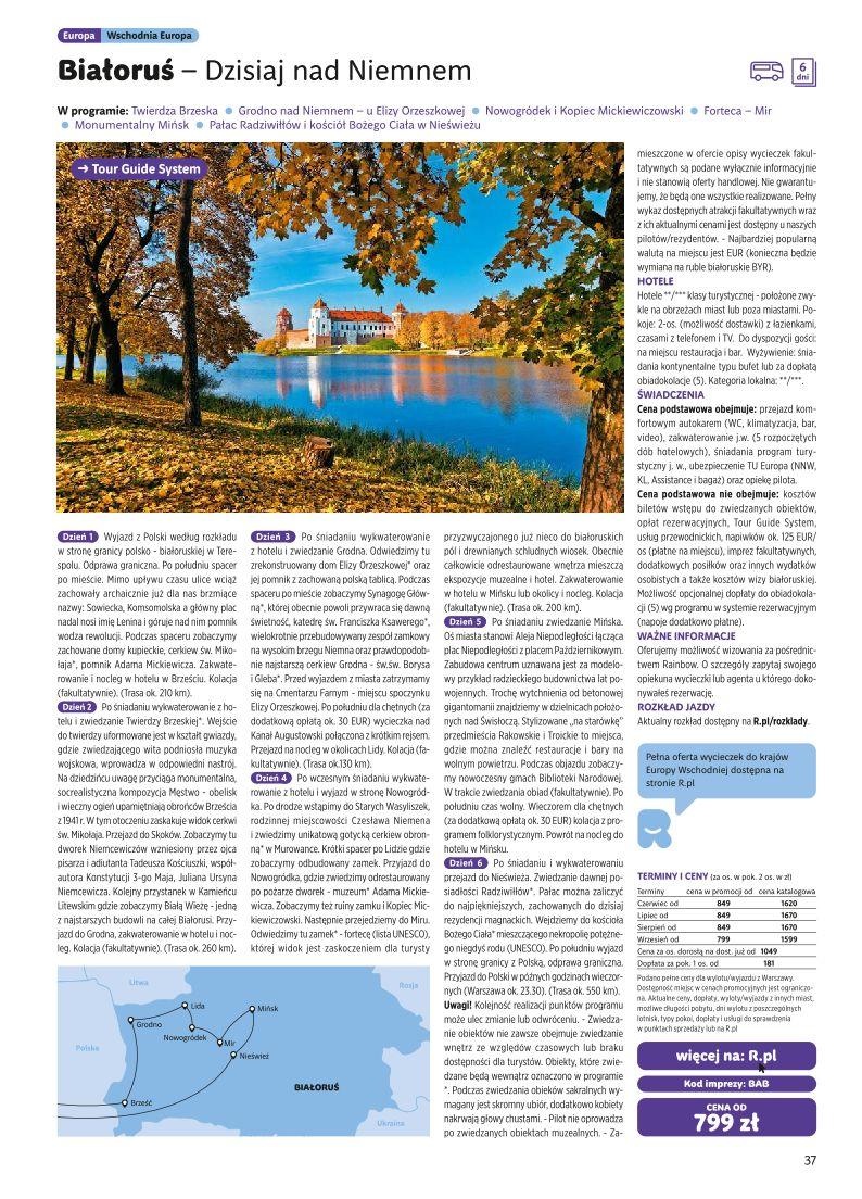 Gazetka promocyjna Rainbow Tours str. 37