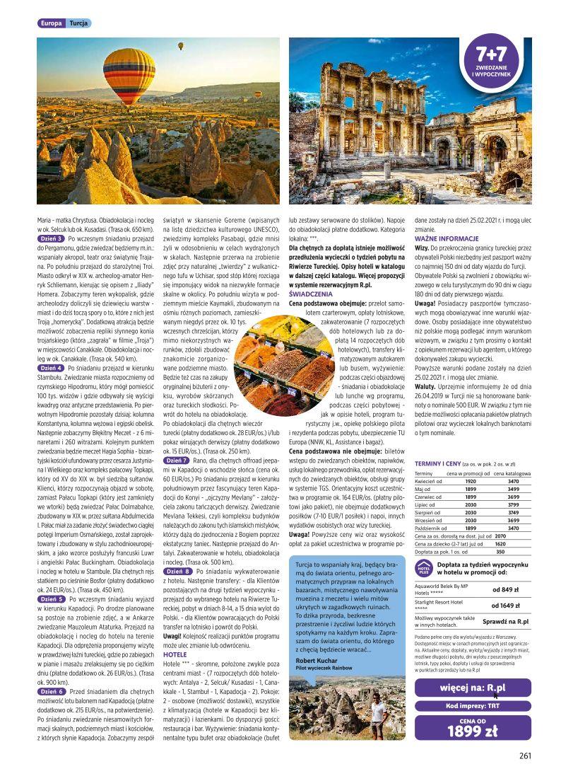 Gazetka promocyjna Rainbow Tours str. 261