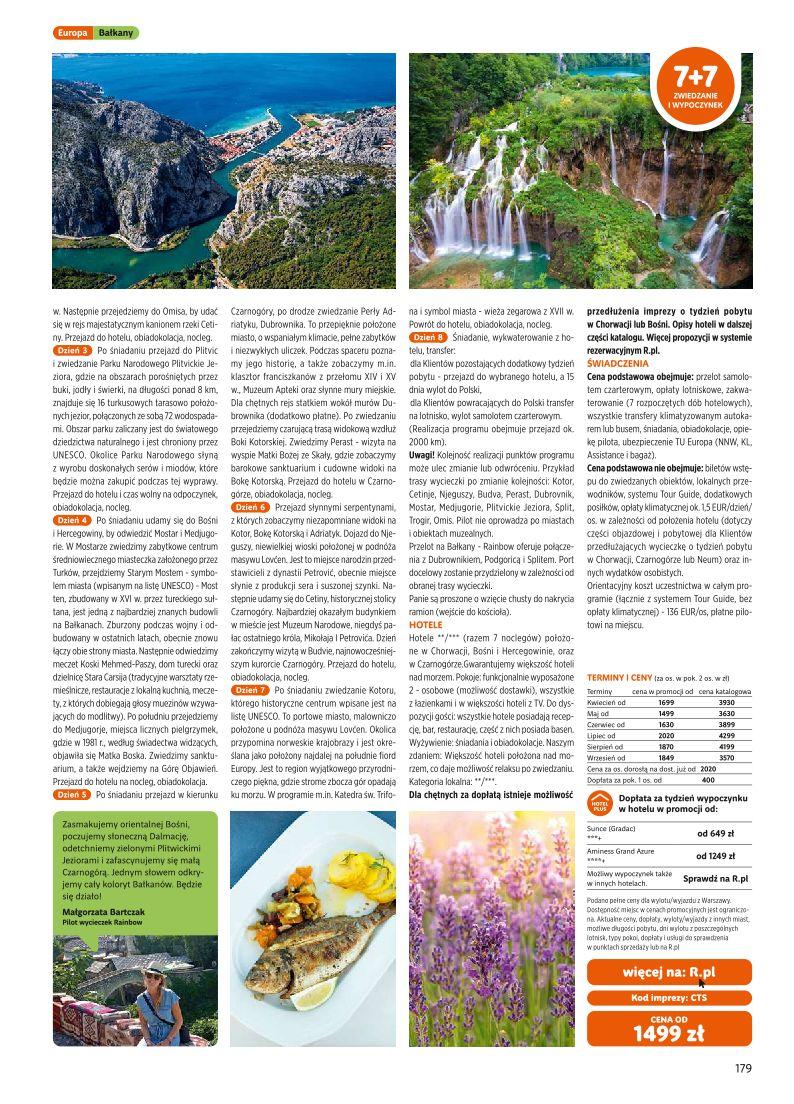 Gazetka promocyjna Rainbow Tours str. 179