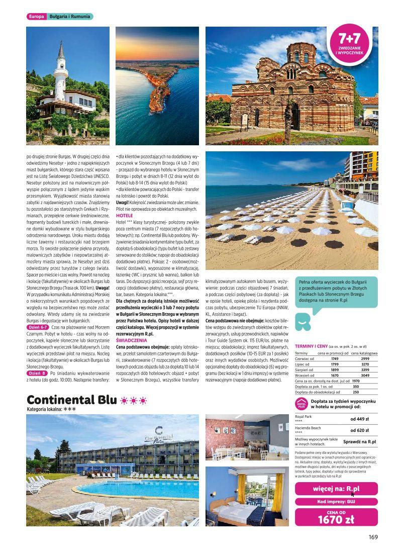 Gazetka promocyjna Rainbow Tours str. 169