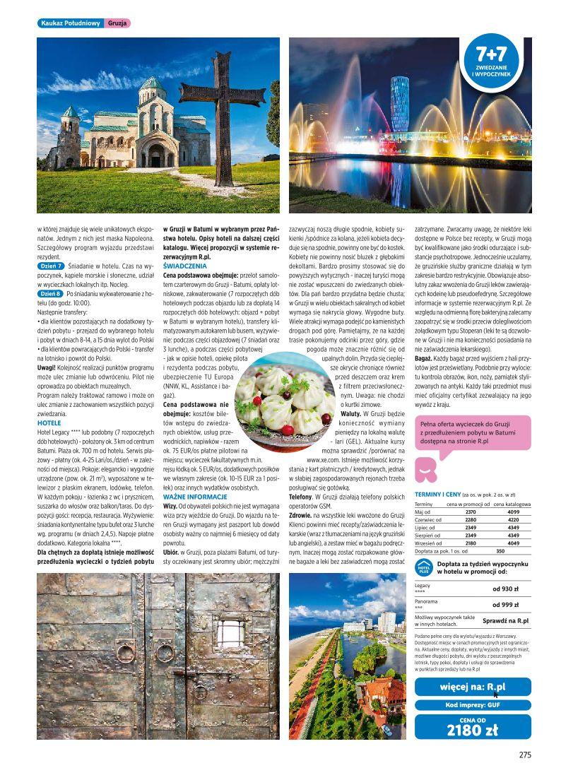 Gazetka promocyjna Rainbow Tours str. 275